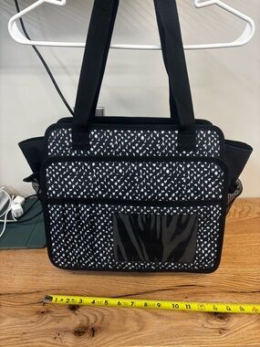 thirty-one Black and White Dot-Pattern triple duty caddy
